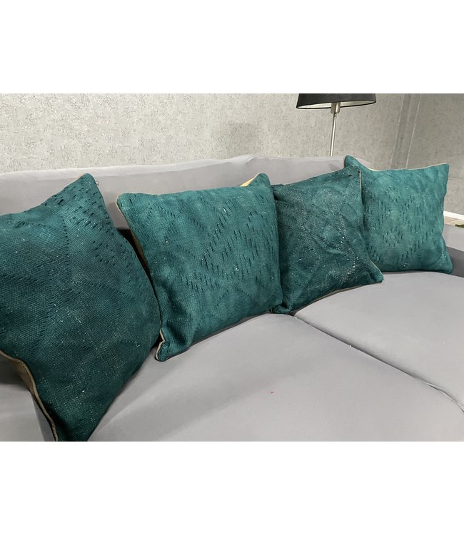 4x kelim kussens ca 45x45 cm met vulling