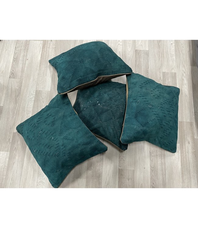 4x kelim kissens 45x45 cm mit Füllung