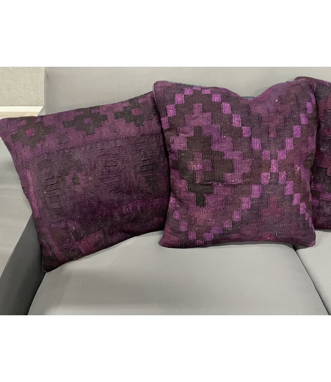4x kilim cushion cover ca 45x45 cm with filling