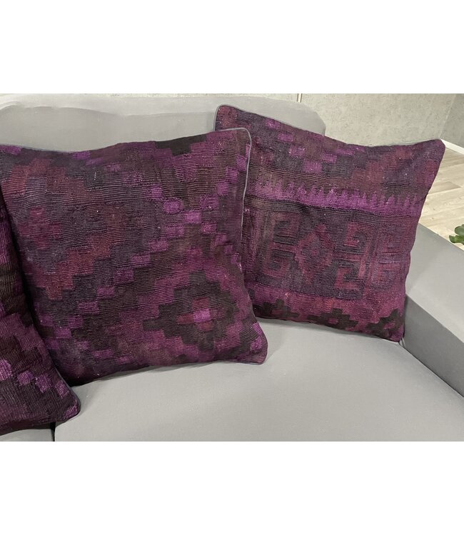 4x kilim cushion cover ca 45x45 cm with filling