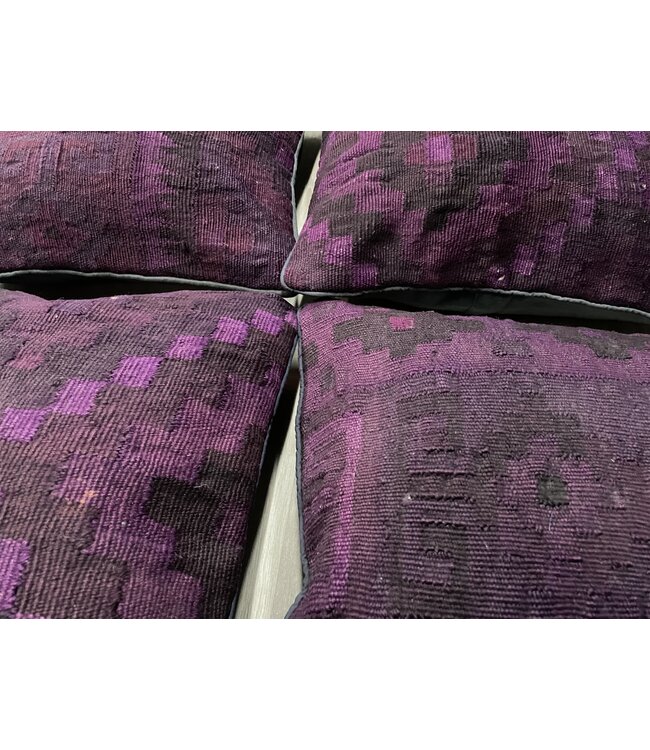 4x kilim cushion cover ca 45x45 cm with filling