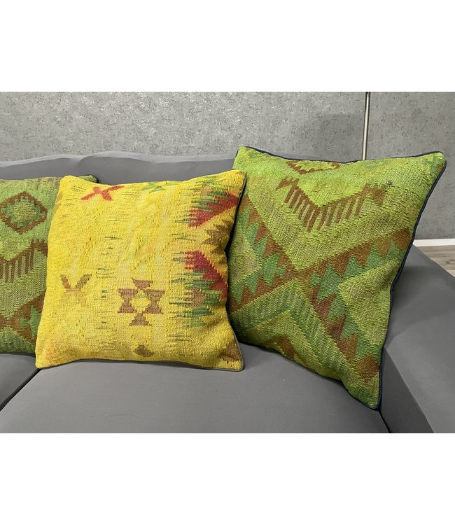 4x kelim kissens 45x45 cm mit Füllung
