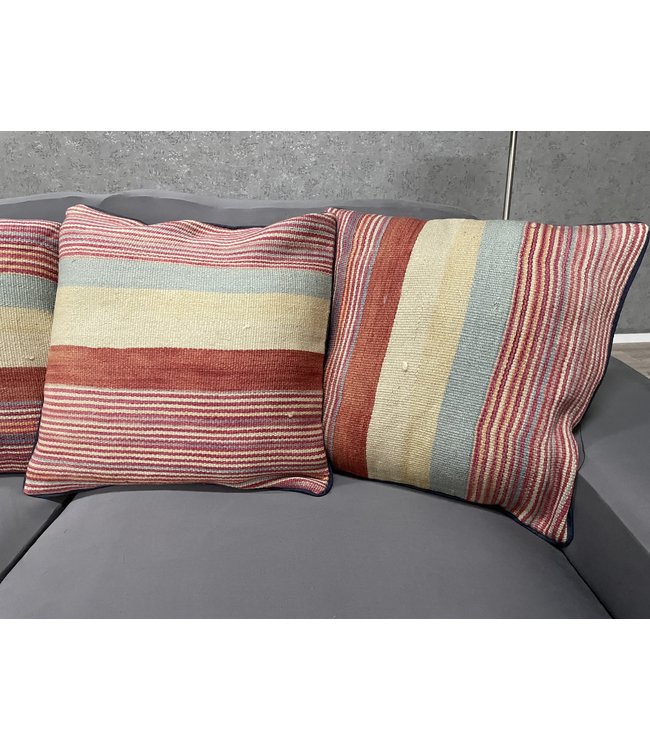 4x kelim kussens ca 45x45 cm met vulling