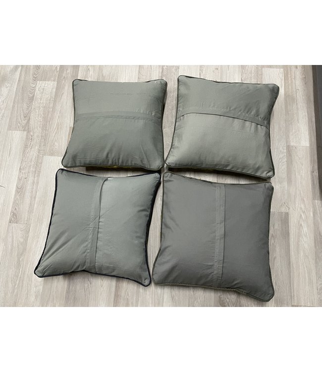 4x kelim kussens ca 45x45 cm met vulling