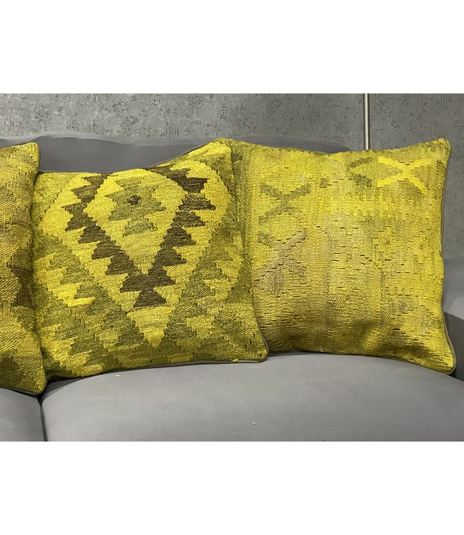 4x kilim cushion cover ca 45x45 cm with filling