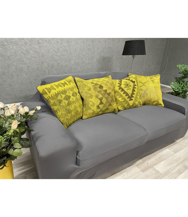 4x kelim kussens ca 45x45 cm met vulling