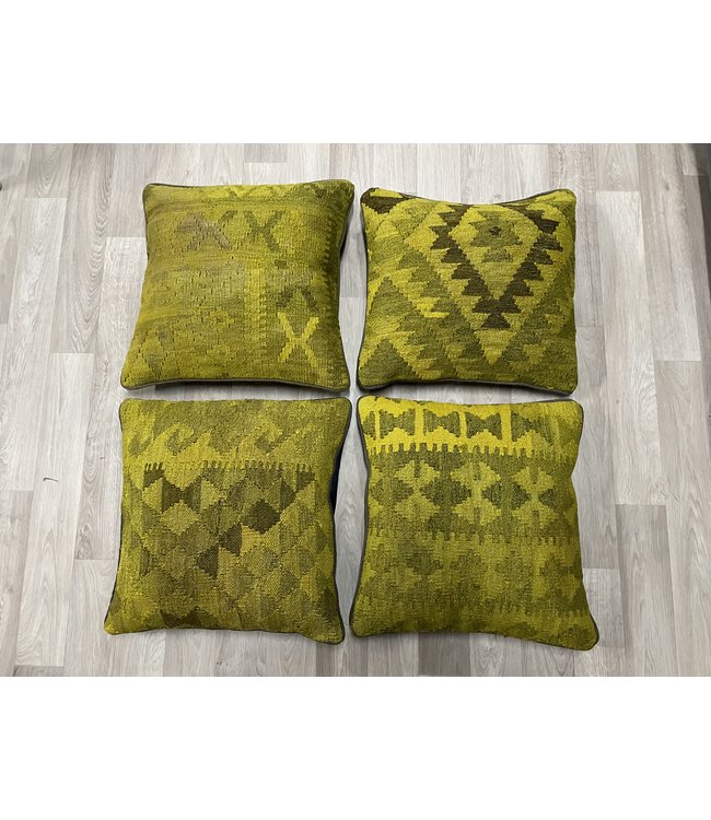 4x kelim kissens 45x45 cm mit Füllung