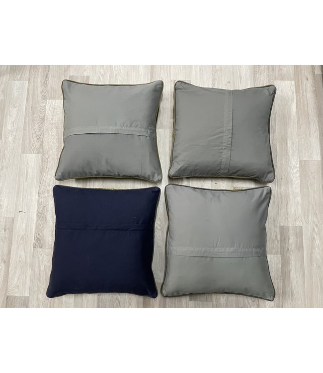 4x kelim kussens ca 45x45 cm met vulling