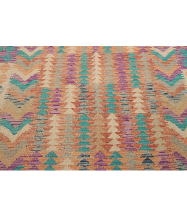 241x166 cm Handgeweven Kelim Tapijt Wol