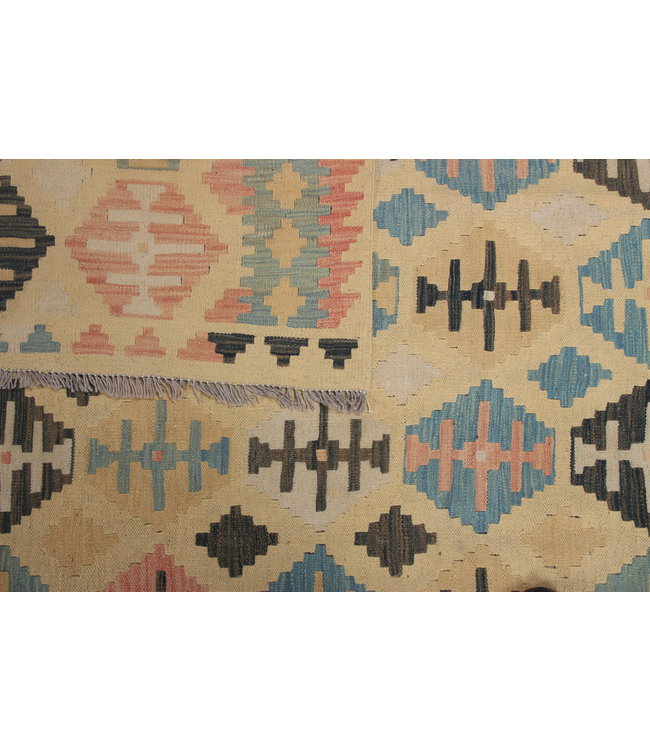 248x176 cm Handmade Afghan Kilim Area Rug Wool Carpet