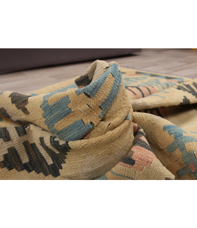 248x176 cm Handmade Afghan Kilim Area Rug Wool Carpet