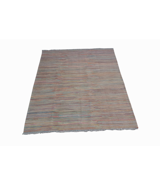 196x150 cm Handmade Afghan Kilim Area Rug Wool Carpet