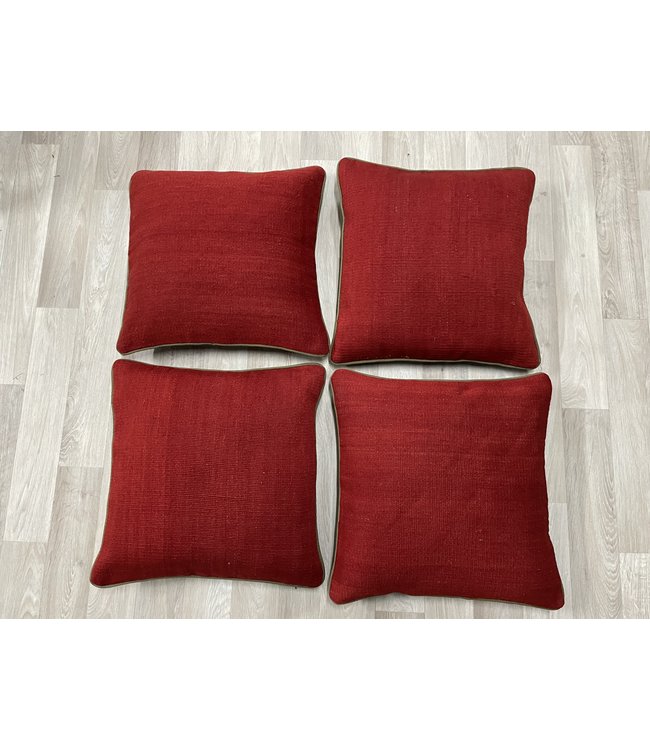 4x kilim cushion cover ca 45x45 cm with filling
