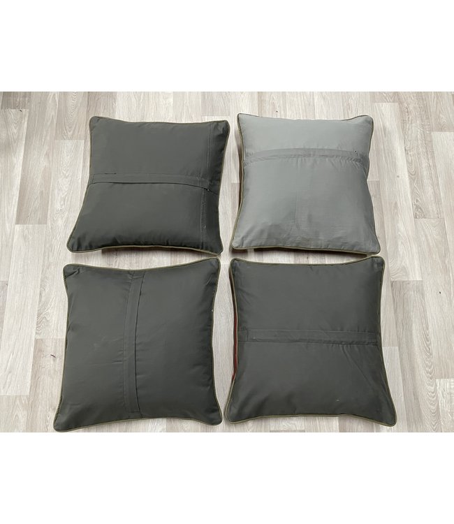 4x kelim kissens 45x45 cm mit Füllung