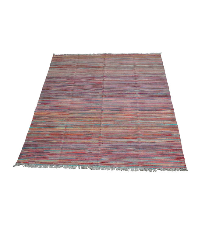 195x148 cm Handmade Afghan Kilim Area Rug Wool Carpet