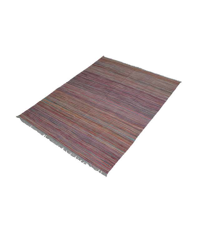 195x148 cm Handgemacht Wolle Kelim Teppich Orientteppich