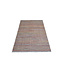 200x129 cm Handmade Afghan Kilim Stripe Wool Carpet