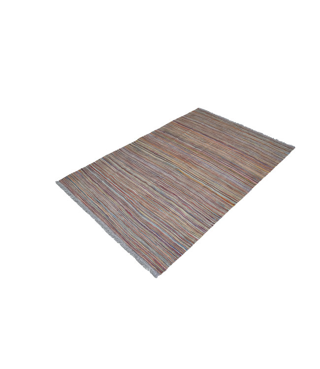 200x129 cm Handmade Afghan Kilim Area Rug Wool Carpet