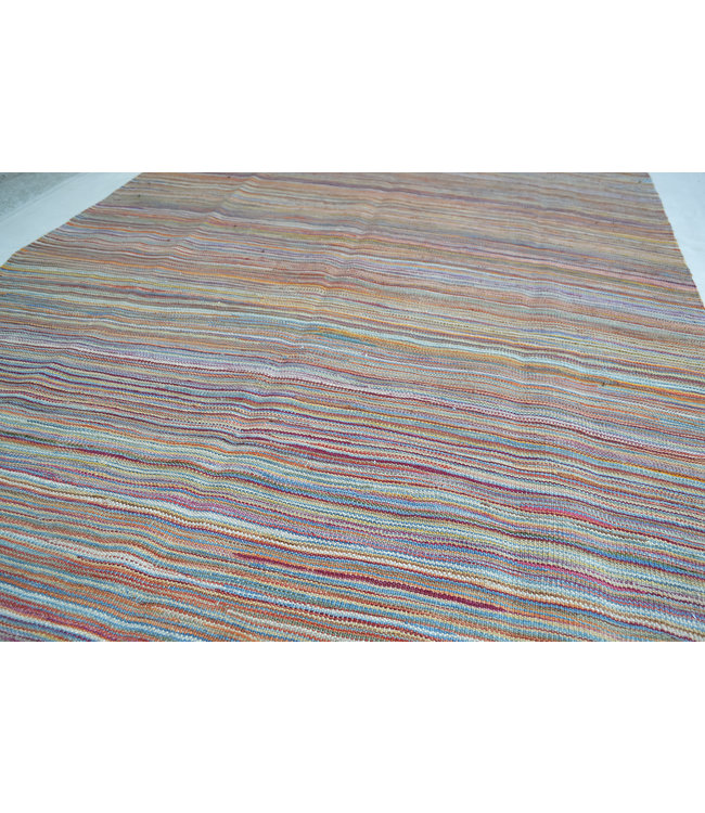 200x129 cm Handgeweven Kelim Tapijt Wol