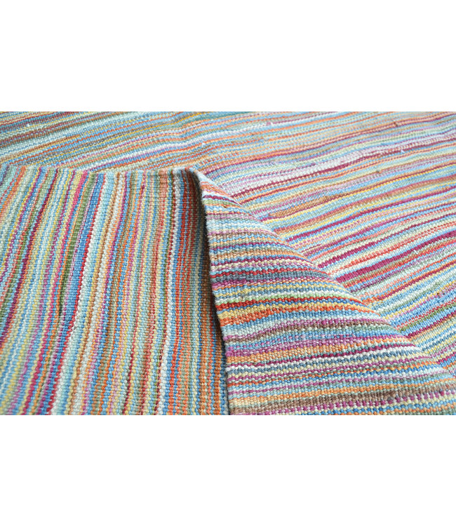 200x129 cm Handgeweven Kelim Tapijt Wol