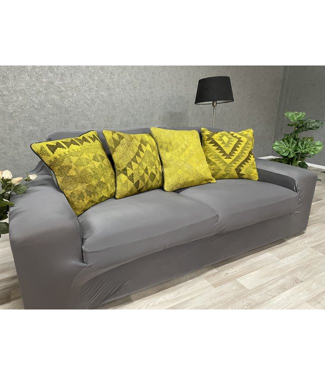 4x kelim kussens ca 45x45 cm met vulling