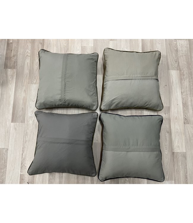 4x kelim kussens ca 45x45 cm met vulling