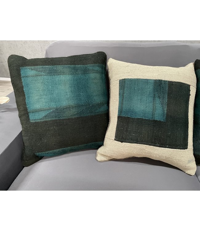 4x kelim kussens ca 45x45 cm met vulling