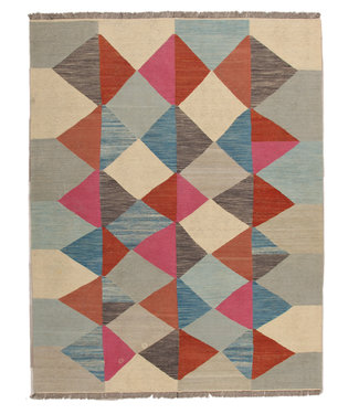 239x181 cm Handgemacht modern Wolle Kelim Teppich Orientteppich