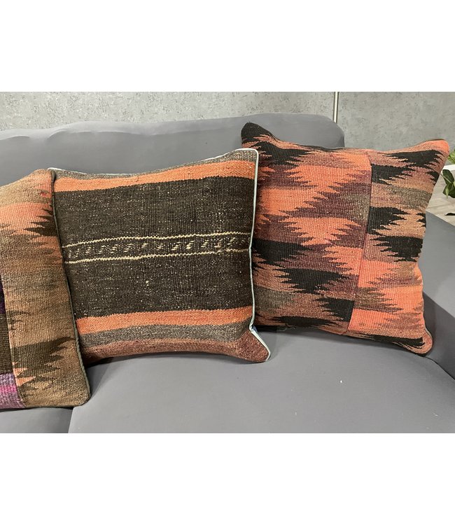 4x kelim kussens ca 45x45 cm met vulling