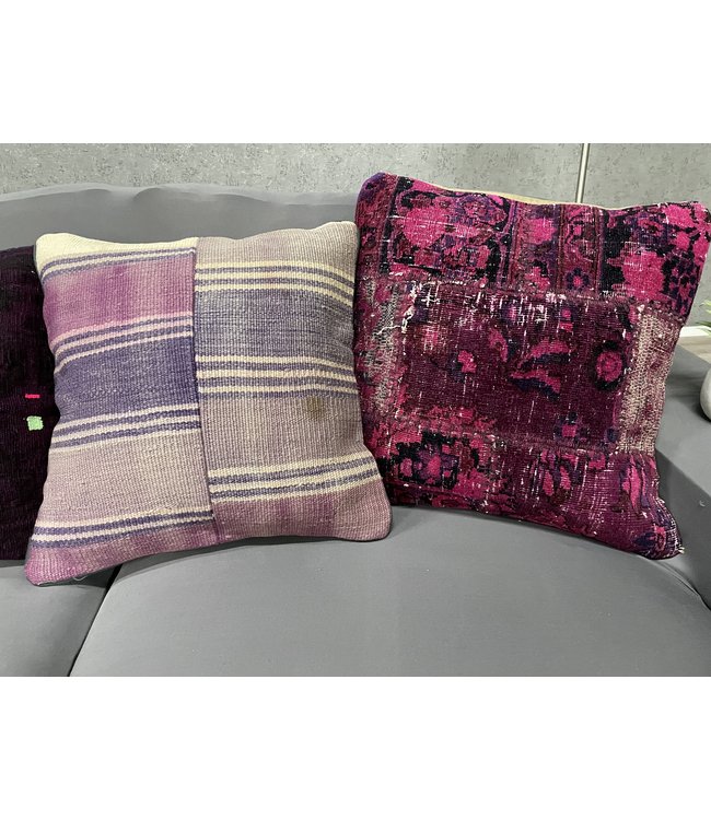 4x kilim cushion cover ca 45x45 cm with filling