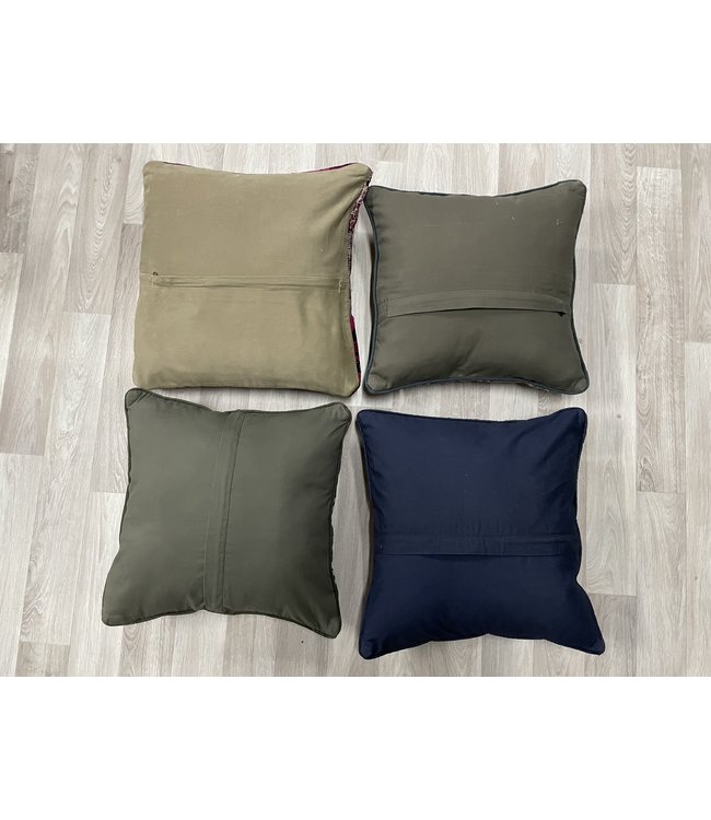 4x kelim kussens ca 45x45 cm met vulling