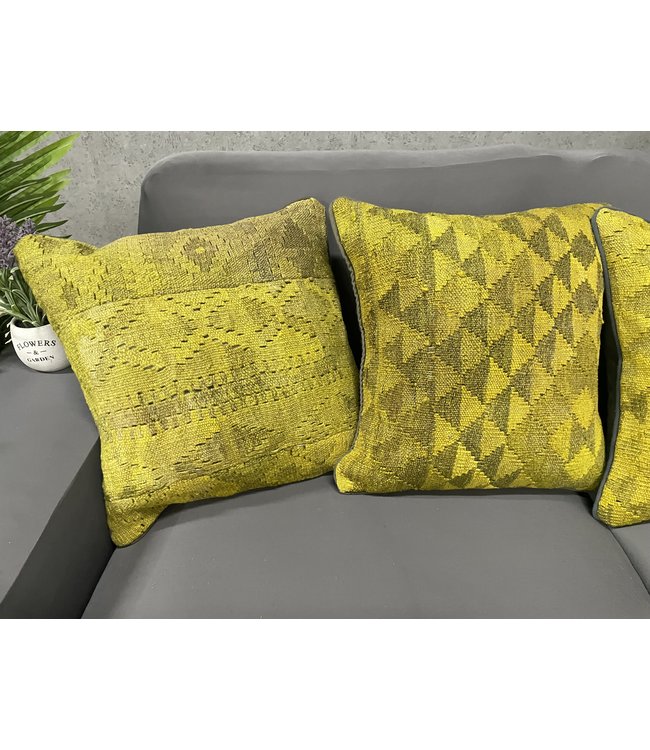 4x kilim cushion cover ca 45x45 cm with filling