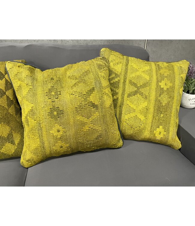 4x kelim kussens ca 45x45 cm met vulling