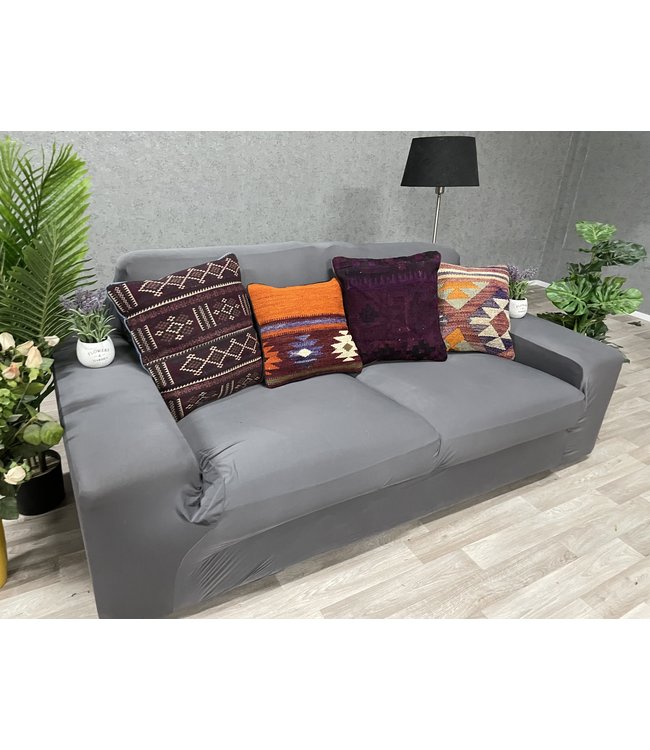 4x kelim kussens ca 45x45 cm met vulling