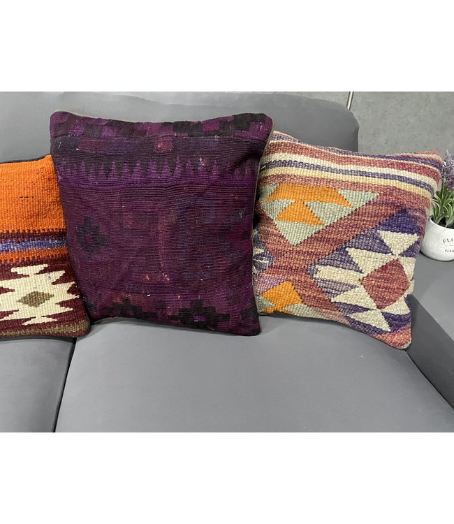 4x kelim kissens 45x45 cm mit Füllung