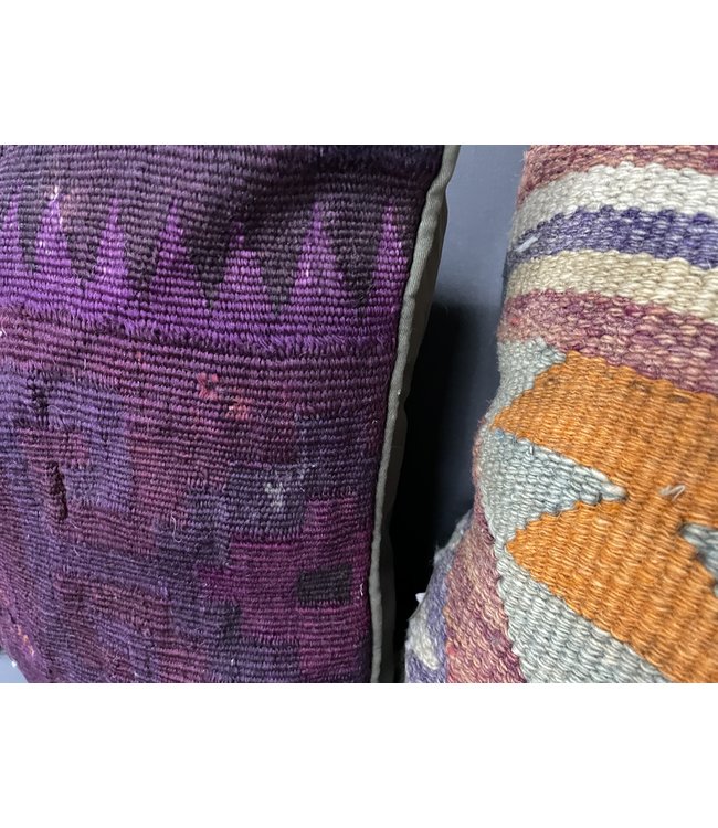 4x kilim cushion cover ca 45x45 cm with filling