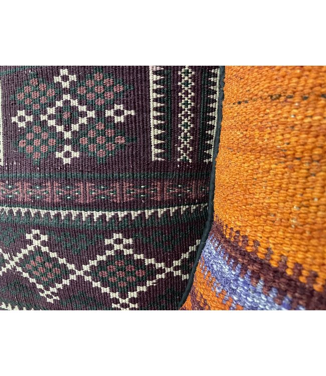 4x kilim cushion cover ca 45x45 cm with filling