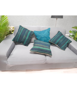 4x kilim cushion cover ca 45x45 cm with filling