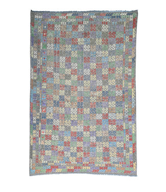 Hand Woven Afghan Wool Kilim Area Rug 435 x 306 cm