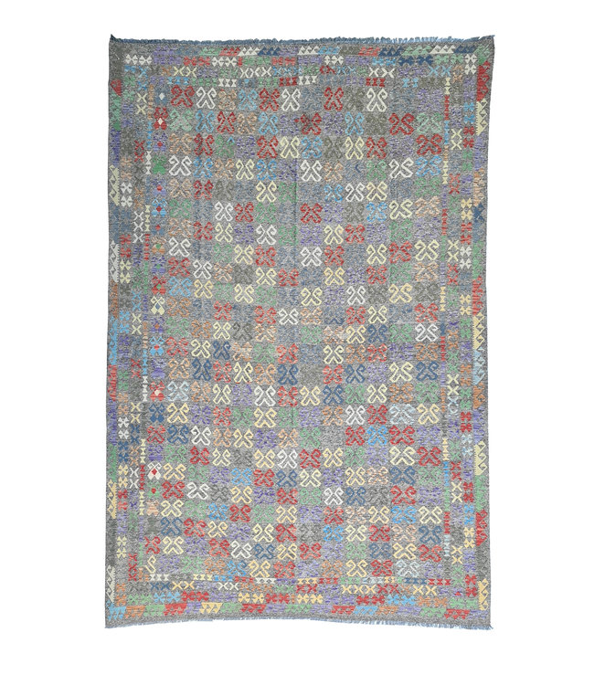 Hand Woven Afghan Wool Kilim Area Rug 435 x 306 cm