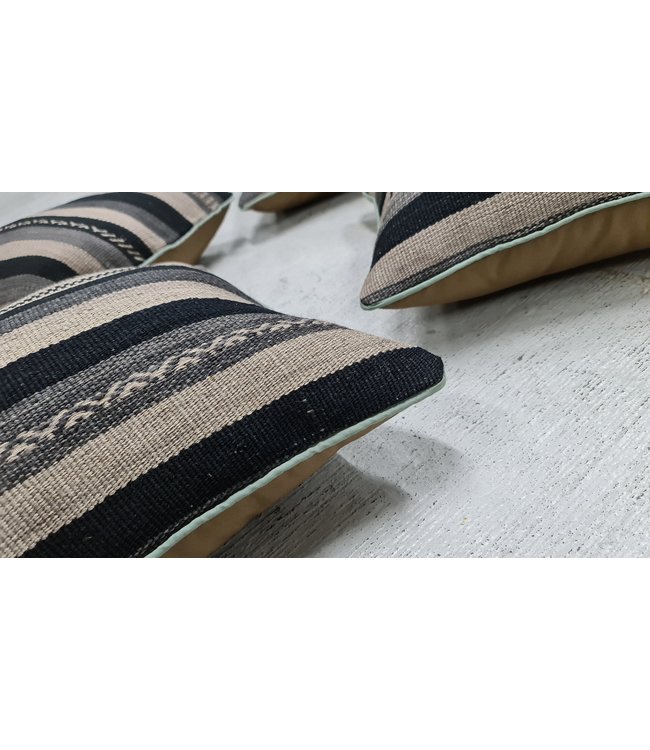 4x kilim cushion cover modern ca 45x45 cm with filling