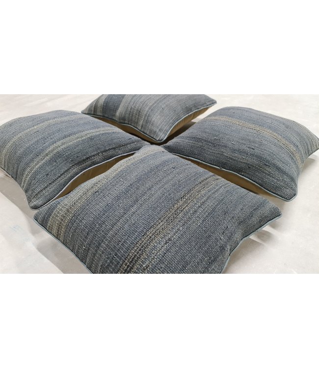 4x kilim cushion cover modern ca 45x45 cm with filling
