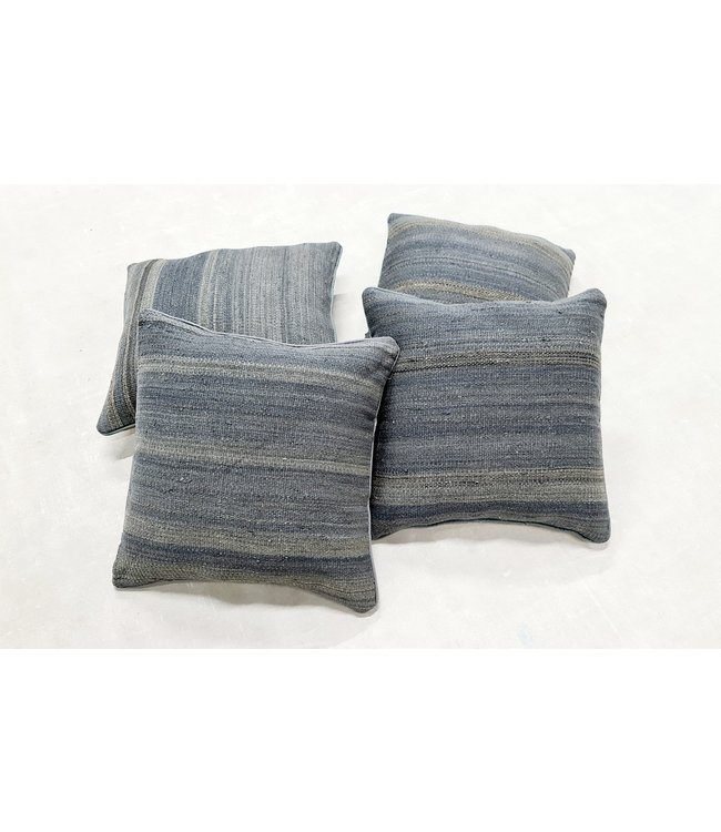 4x kelim kussens modern ca 45x45 cm met vulling