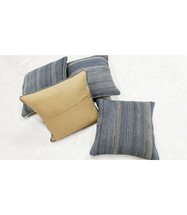 4x kilim cushion cover modern ca 45x45 cm with filling