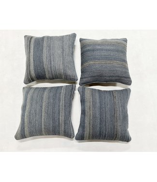 4x kilim cushion cover modern ca 45x45 cm with filling