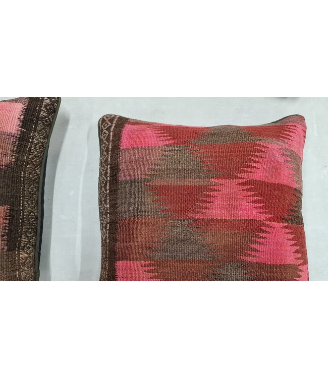 4x kelim kussens modern ca 45x45 cm met vulling