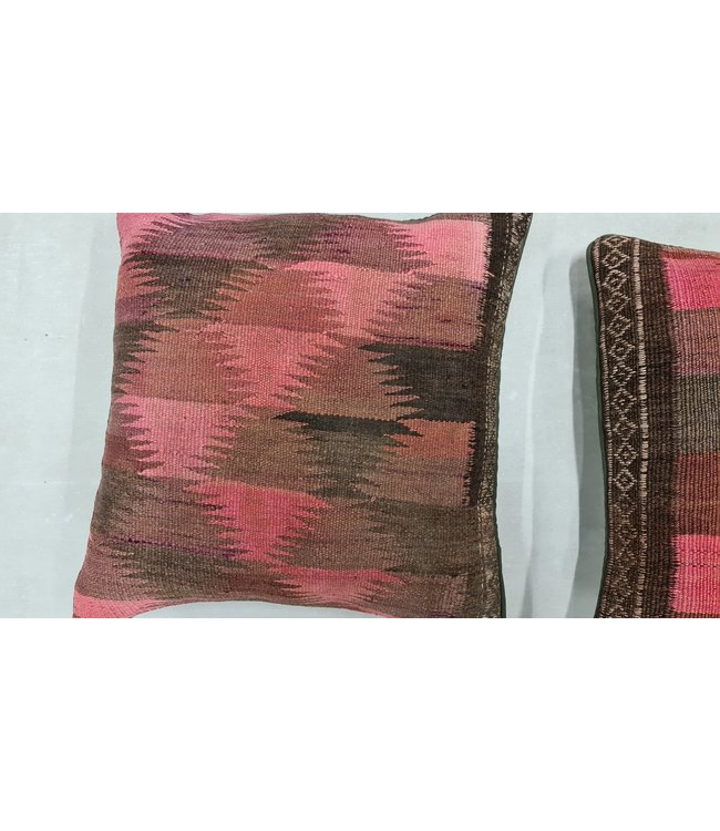 4x kilim cushion cover modern ca 45x45 cm with filling