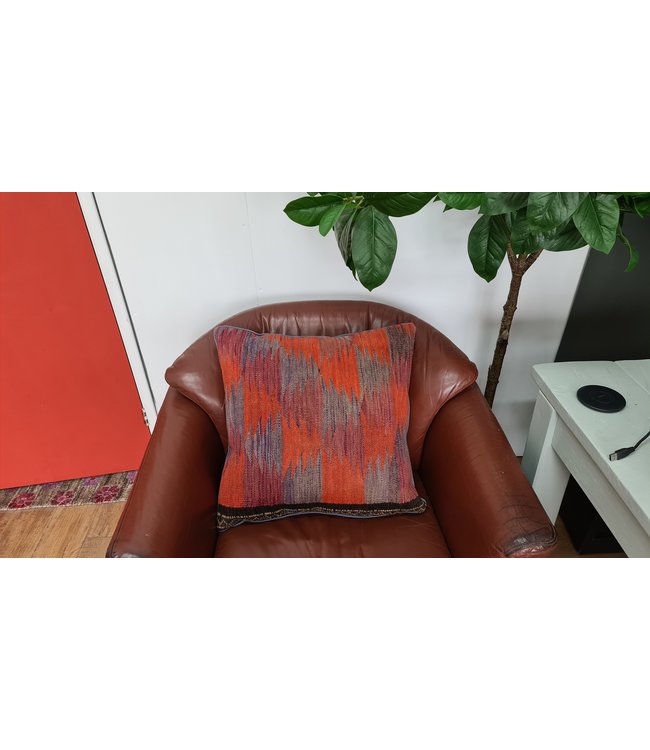 Kilim cushion cover ca 60x60cm cm with filling