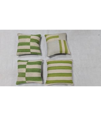 4x kelim kissens modern ca  45x45 cm mit Füllung