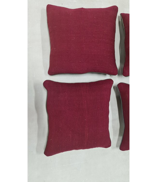 4x kilim cushion cover modern ca 45x45 cm with filling